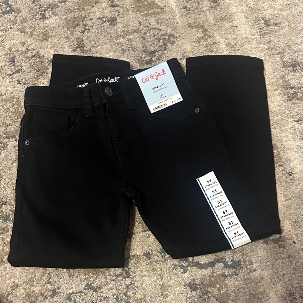 Cat & Jack Classic Black Pants